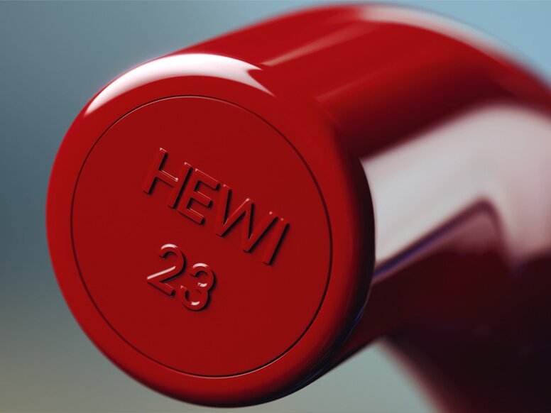 HEWI Lever handle Lever handle in the colour ruby red