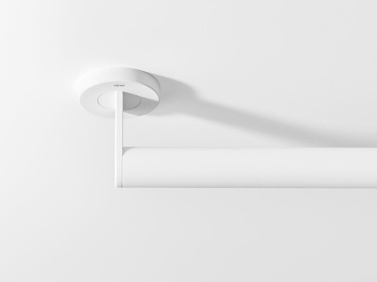 HEWI grab rail white matt Stainless steel grab handle in matt white colour