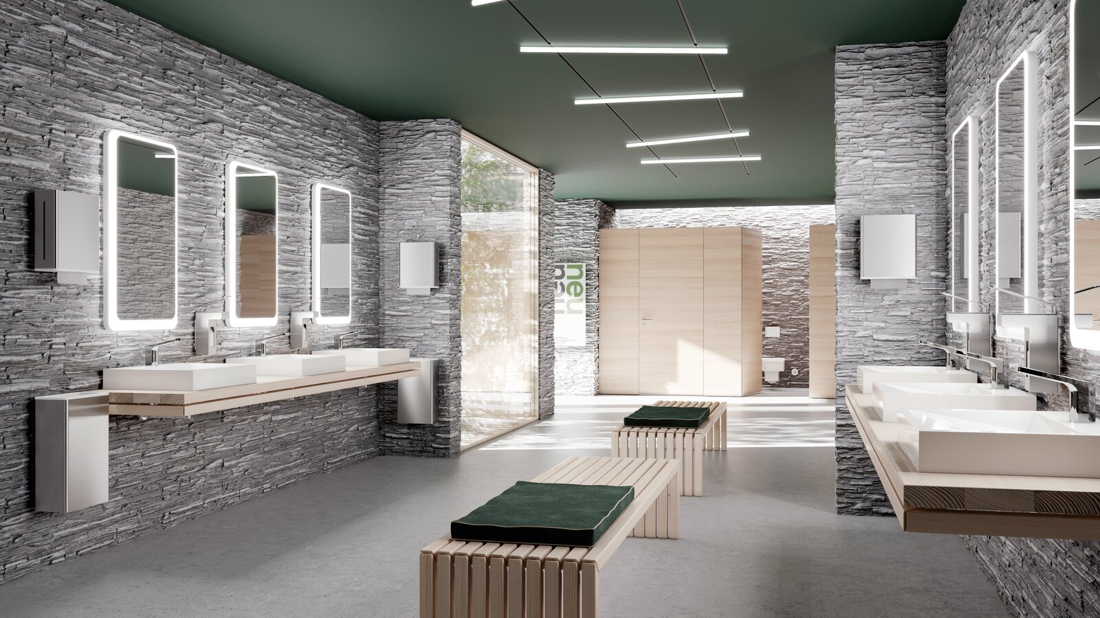 HEWI Bathroom System 900 Public Bathroom System 900 Public