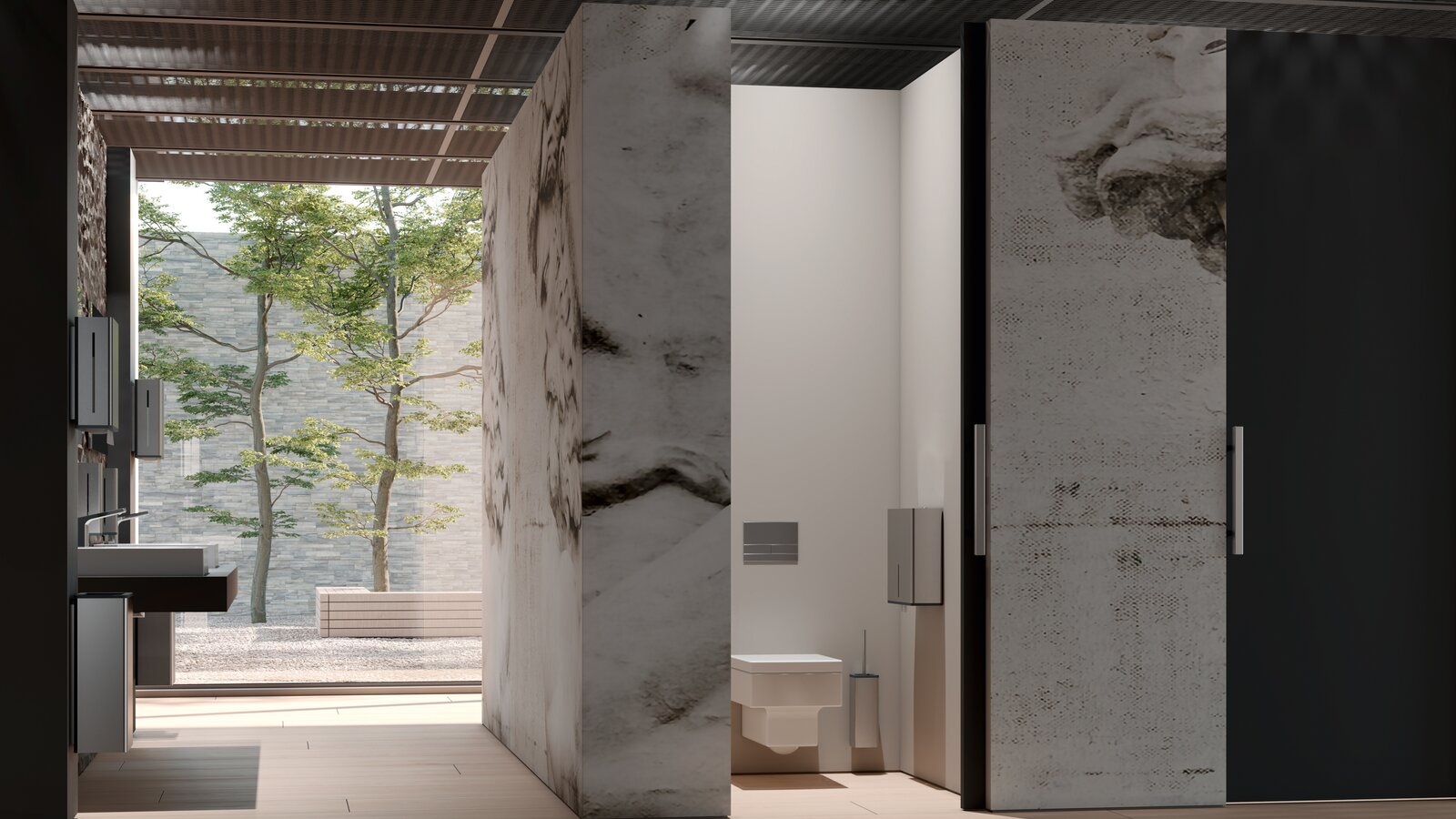 HEWI dispenser systems Dispenser products in public buildings