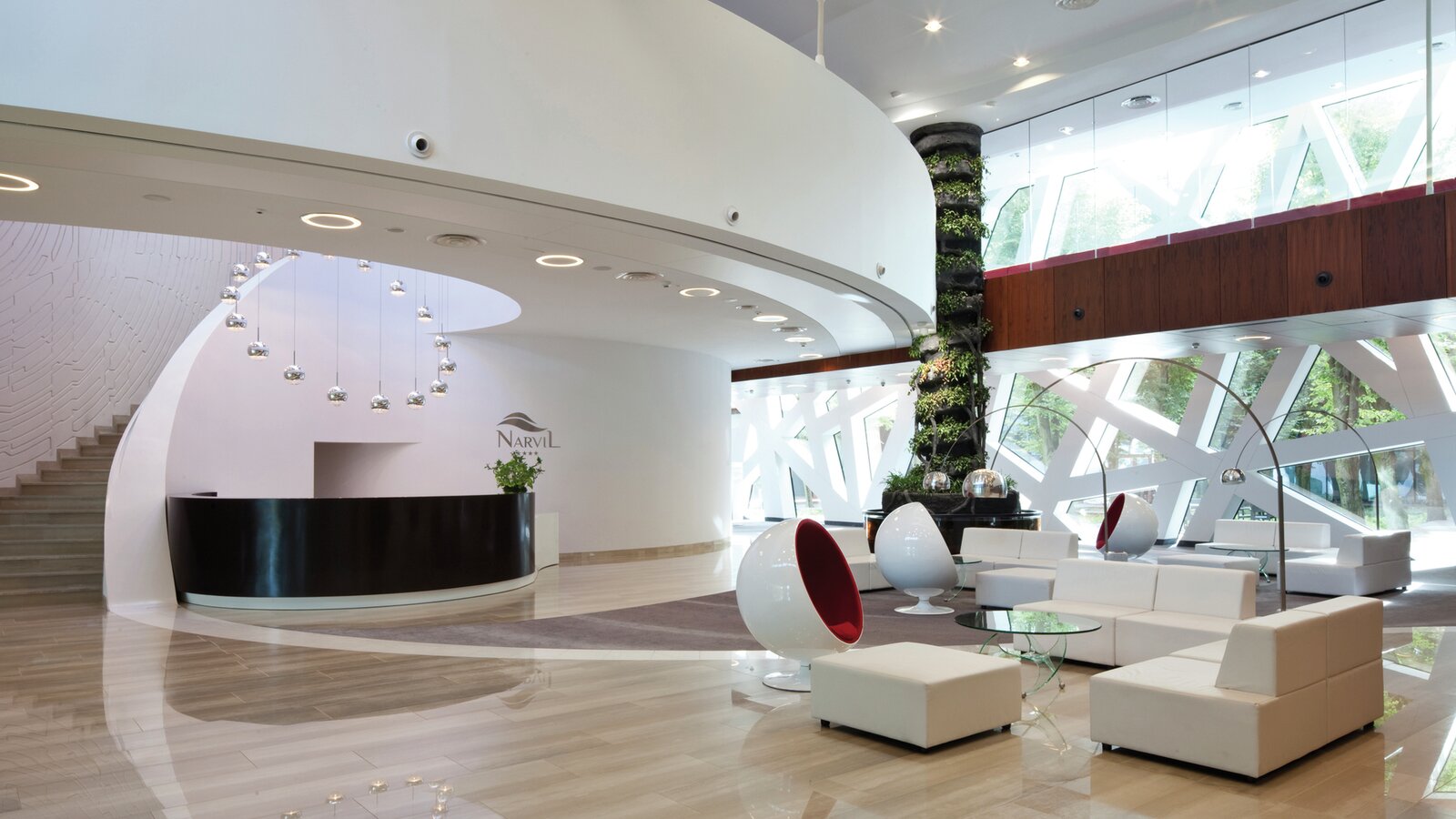 Hotel Narvil in Serock Waiting/stay area of the Hotel Narvils